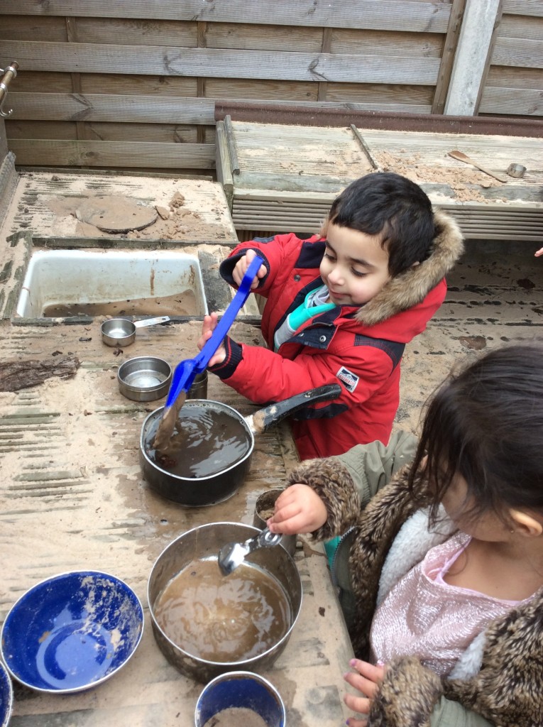 More mud cooking