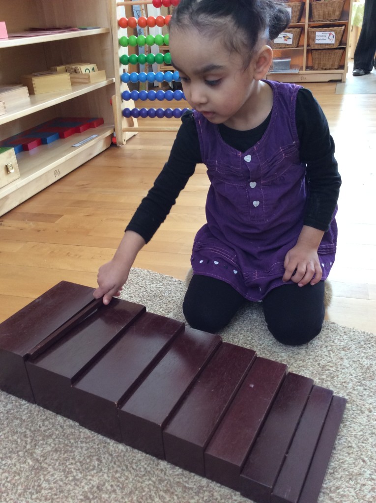 Using a control of error to correct any mistakes.